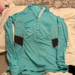 lululemon athletica Aqua Blue Hoodie